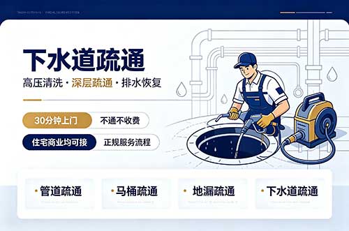 米东下水道疏通